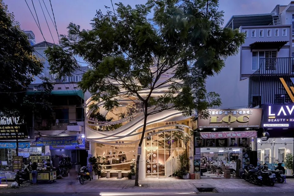 广东好一座城市鸟巢，好一个咖啡厅餐饮空间设计